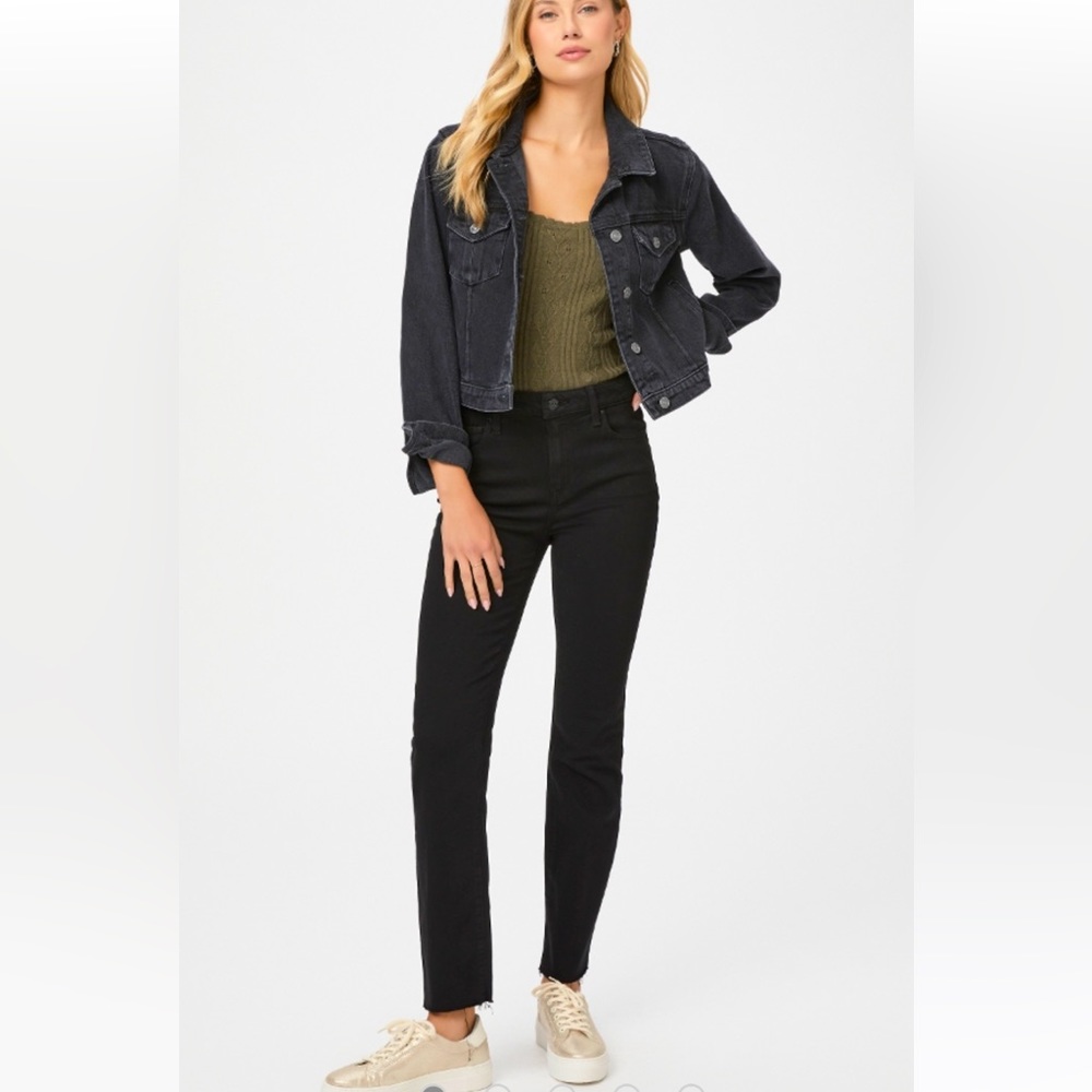 Paige Cindy raw hem jeans
